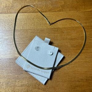 Kendra Scott Herringbone Chain Necklace in 18k Gold Vermeil